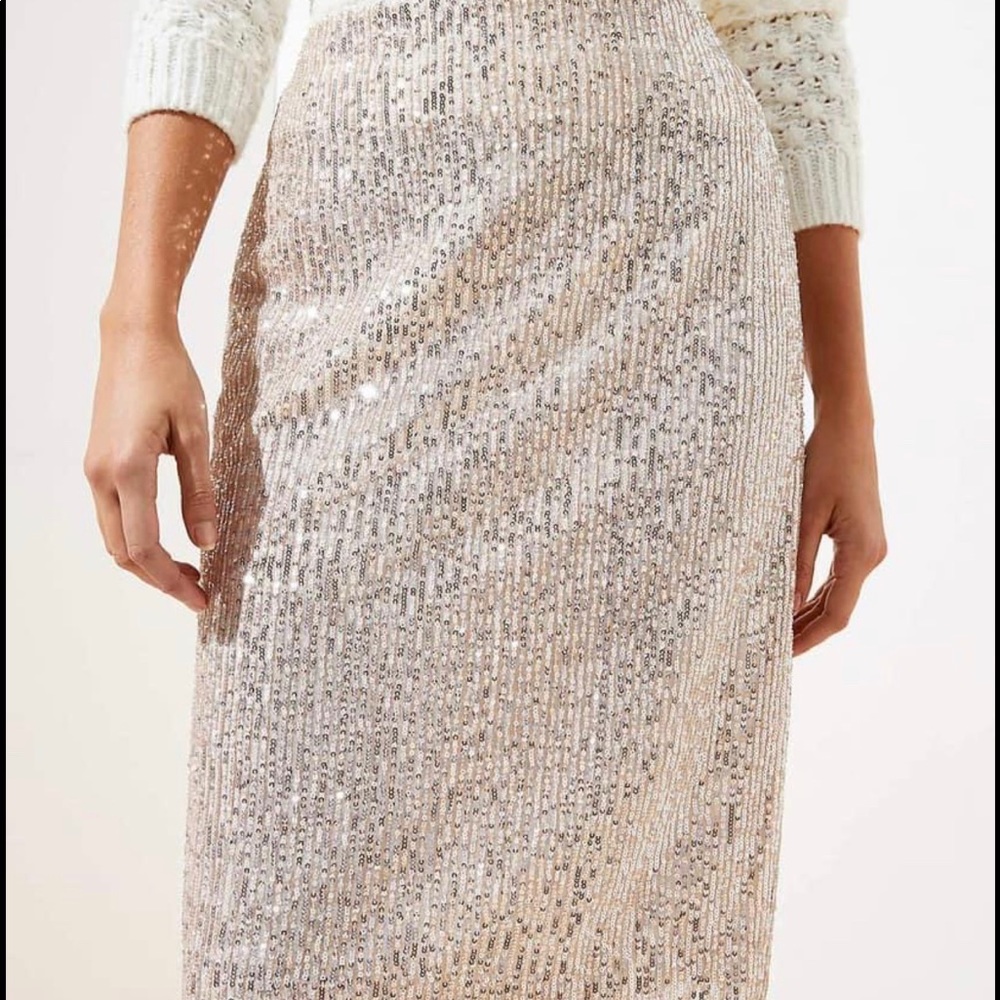 Loft sequin skirt